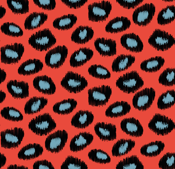 Seamless Leopard Pattern + Color Variations