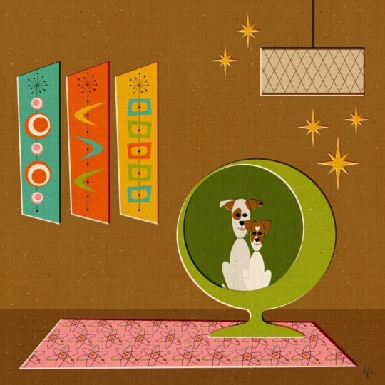 Mid-Century Fun:  Allergic to Cats
