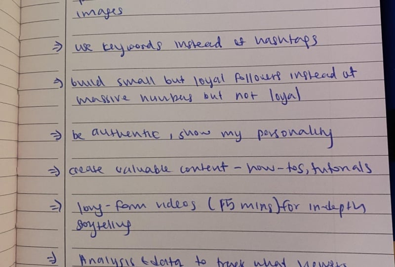 Takeaways from this class