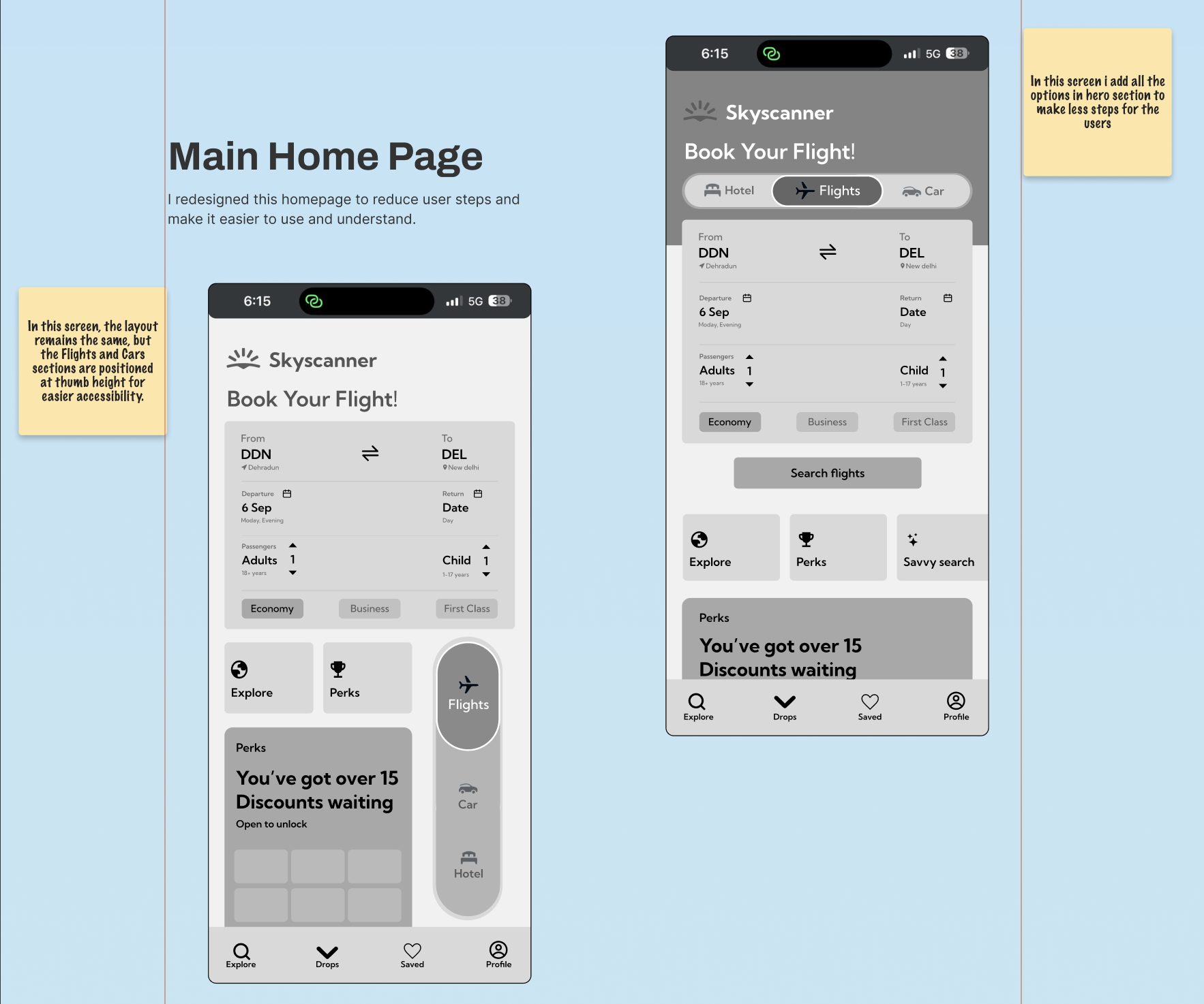SKY SCANNER - student project
