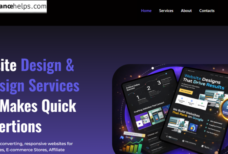 Website Design & Redesign Services That Makes Quick Convertions