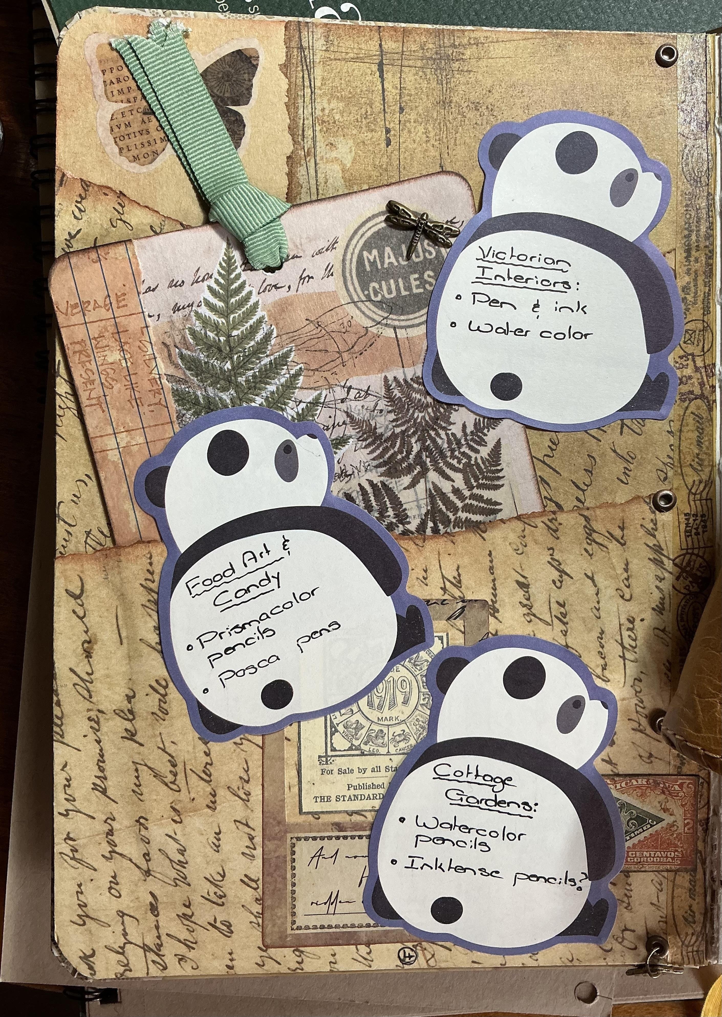 Sketchbook Inside Cover - student project