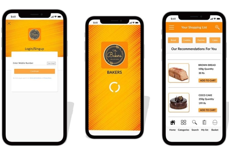 Bakers UI Design
