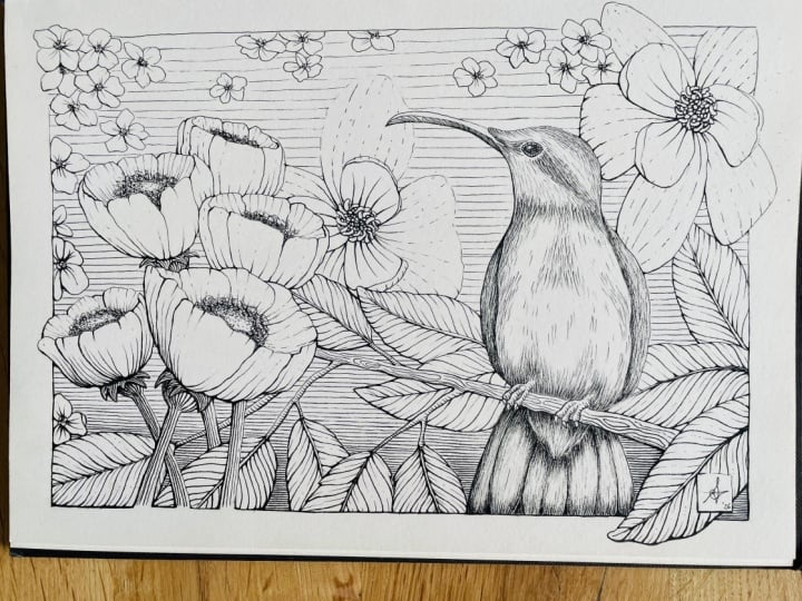 Rendering in pen and ink