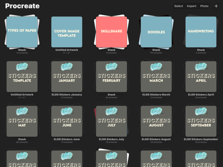 Procreate Organisation Tips: 3 Steps to Organise Your Files