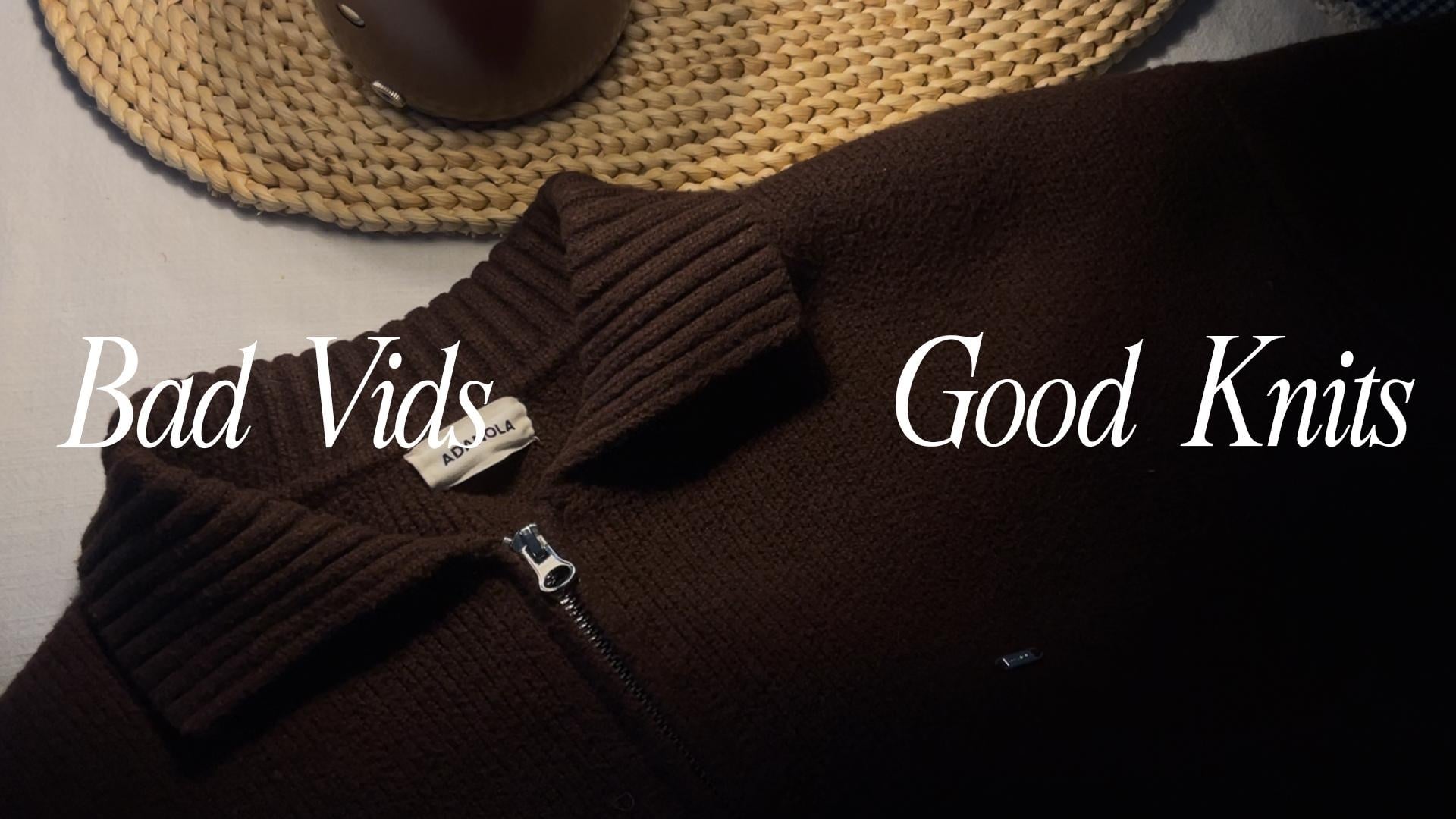 Bad vids. Good Knits. - student project