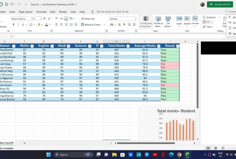 Student Performance Analysis Dashboard