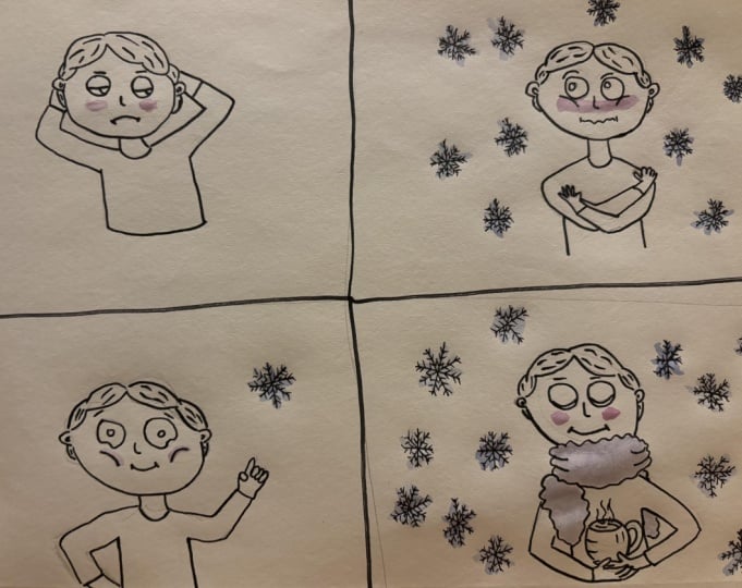 Drawing emotions