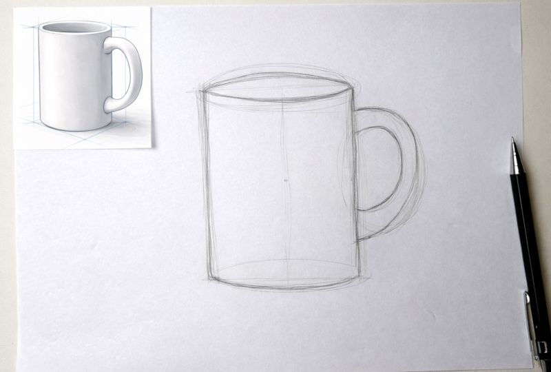 See One Object as Simple Shapes