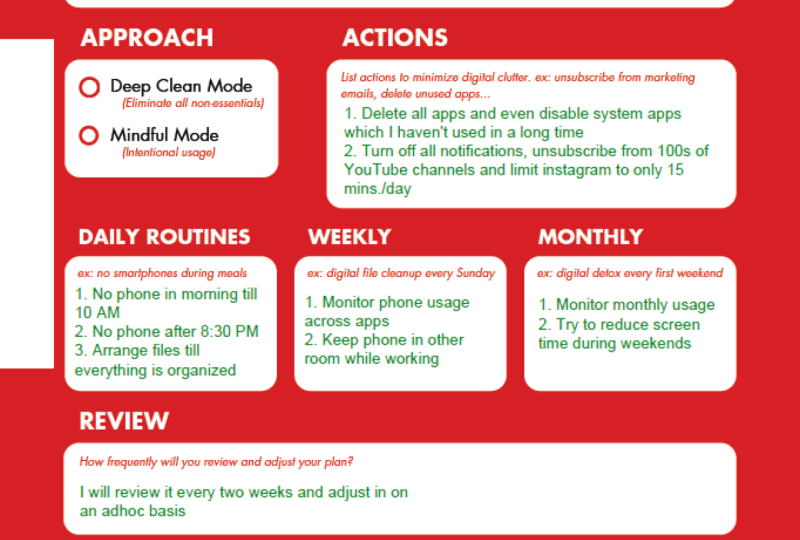 Overcome phone addiction