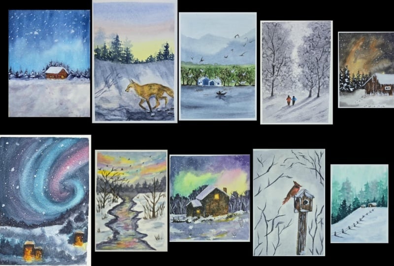 Snowy landscapes