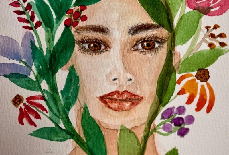 Floral Portrait