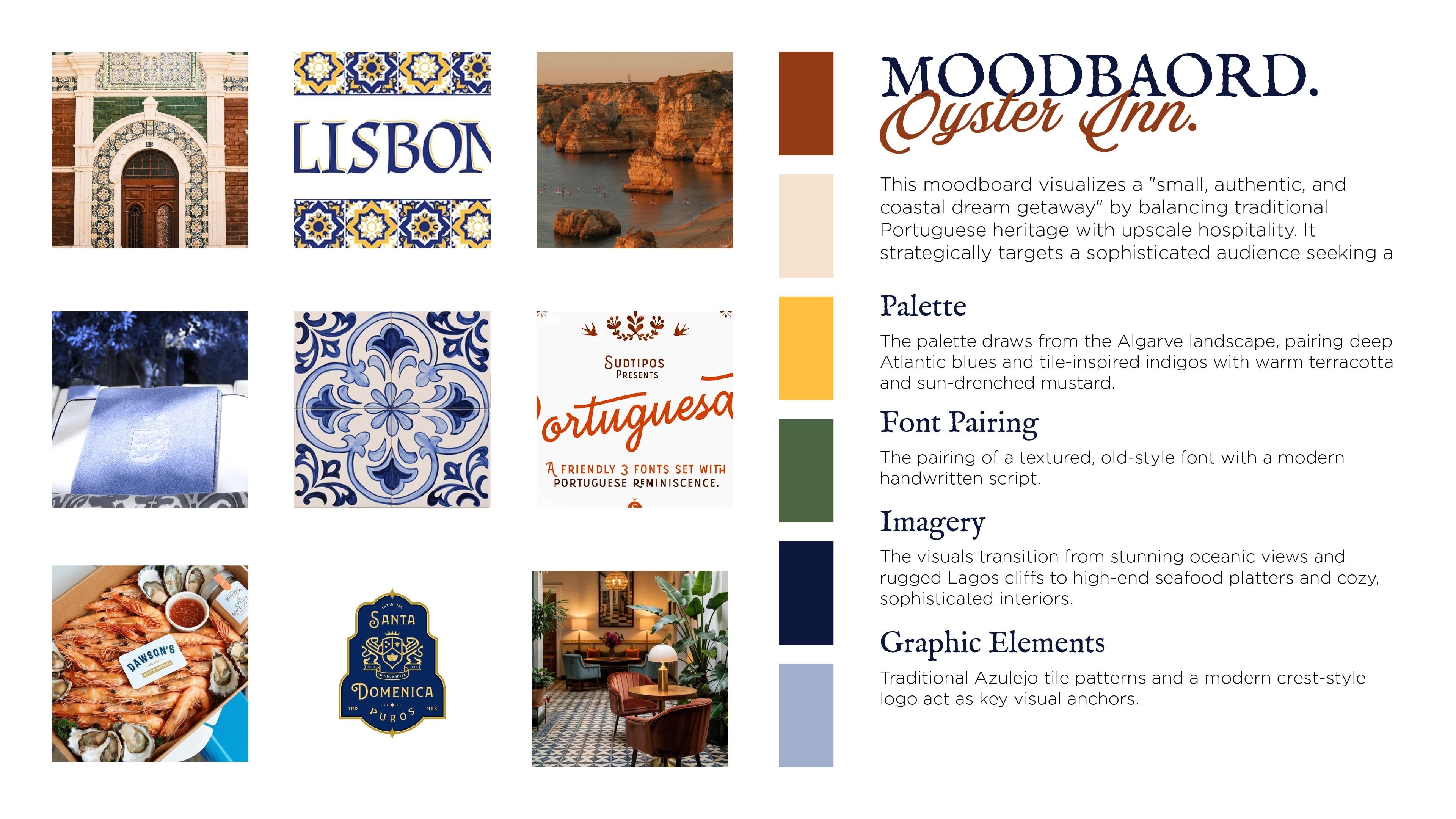🐚 Moodboard: The Oyster Inn Boutique Hotel