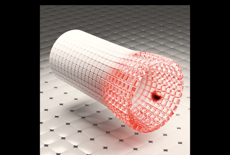 Rising Spheres and Tube Animation