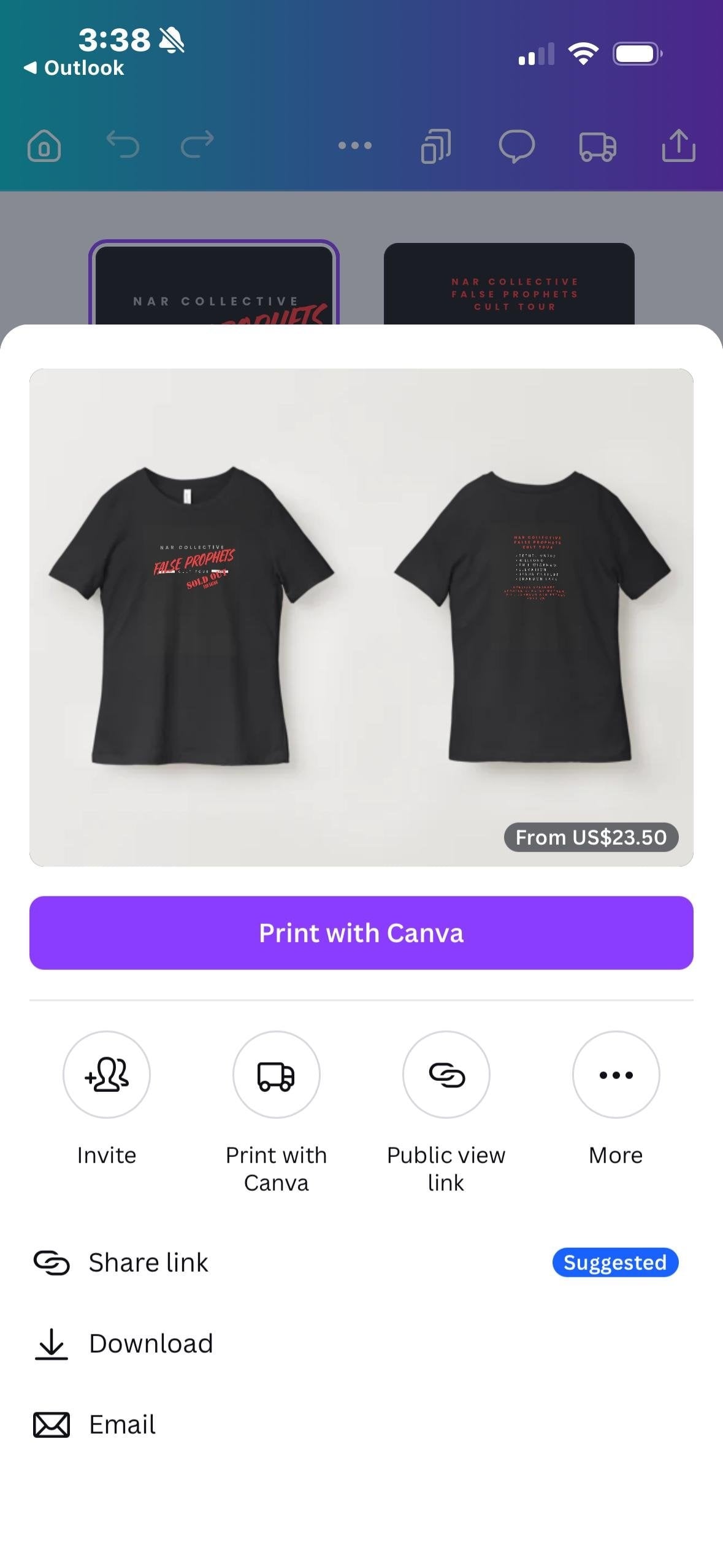 Tshirt idea - student project