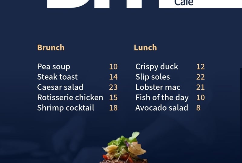 Quick Bite Café Menu