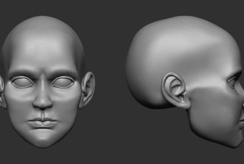 First face sculpt