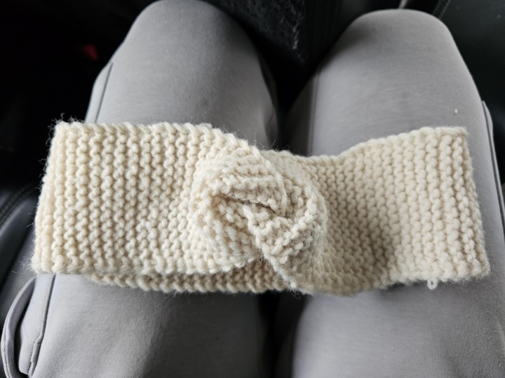 First knit headband