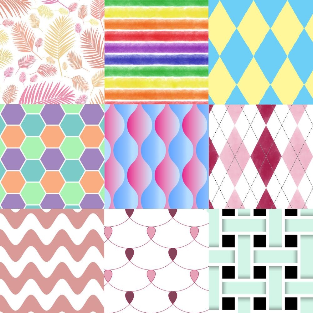 Photoshop Pattern JOY!! - student project