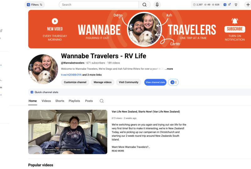 Wannabe Travelers - RV Life