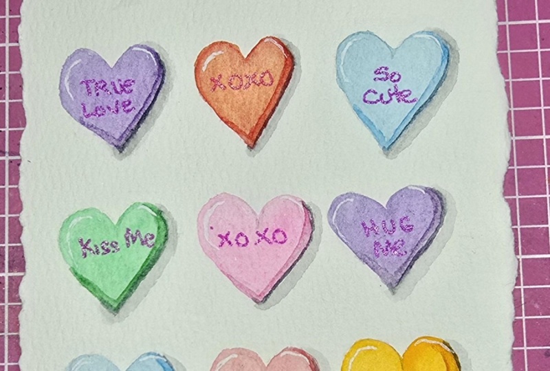 Valentine Candy Hearts