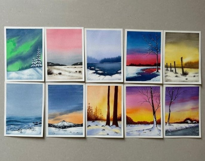 Soft & dreamy winter landscapes