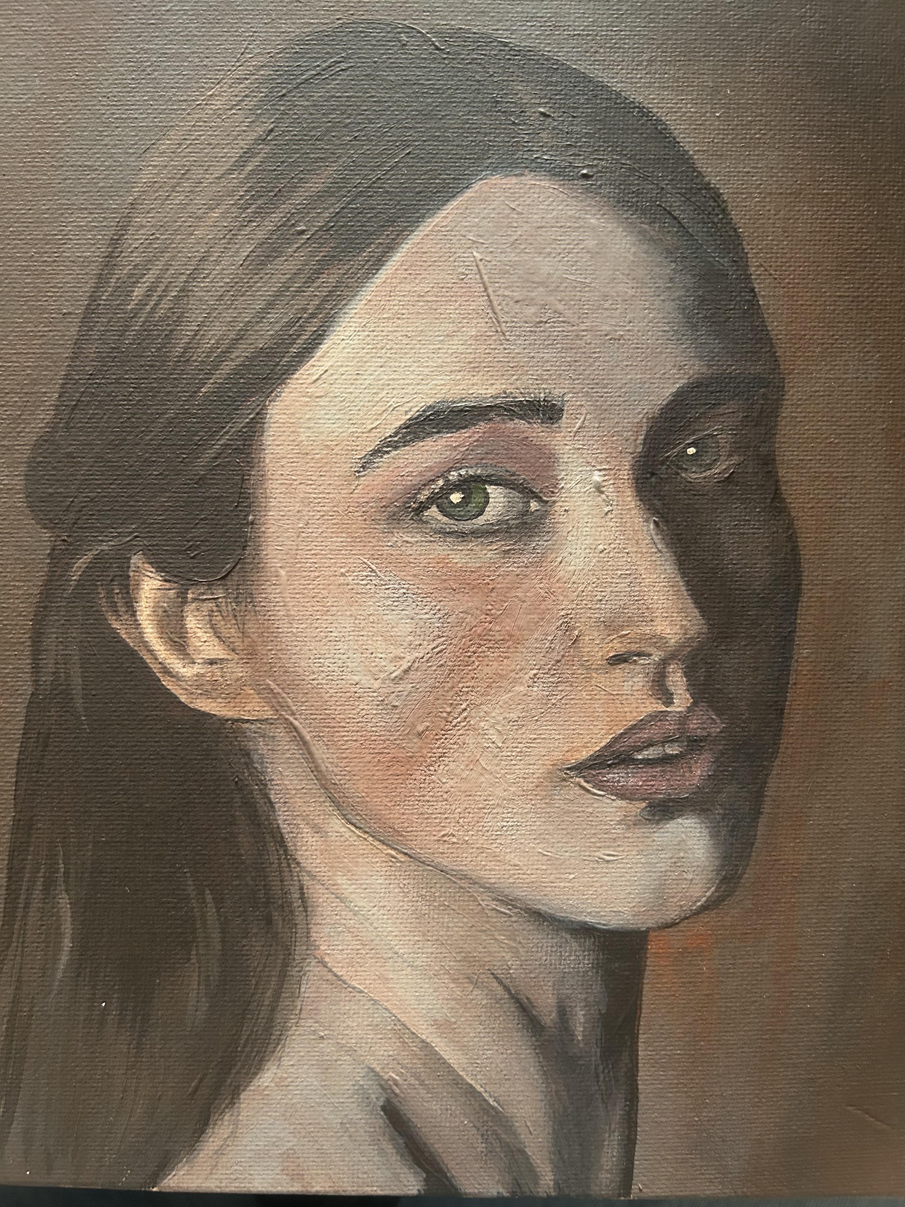 Grisaille portrait