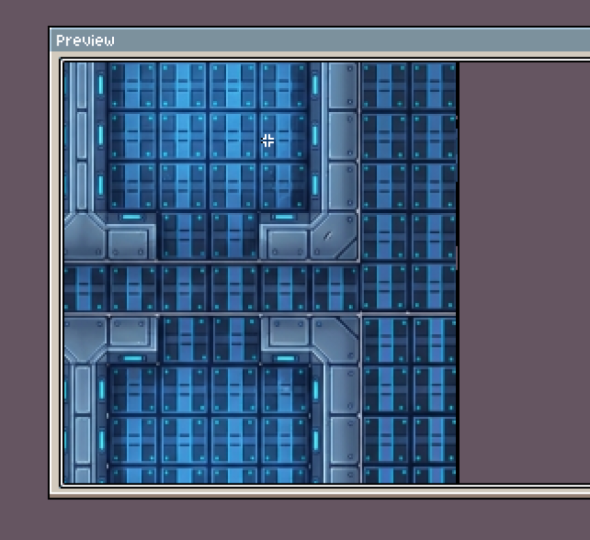 spaceship  tile set crafted in Aseprite