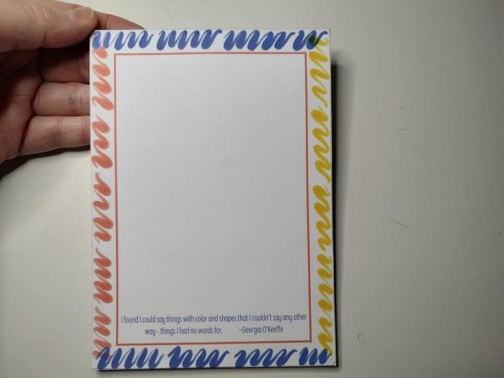 Artistic Notepad