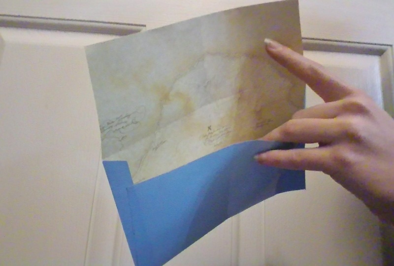 scrap paper envelope