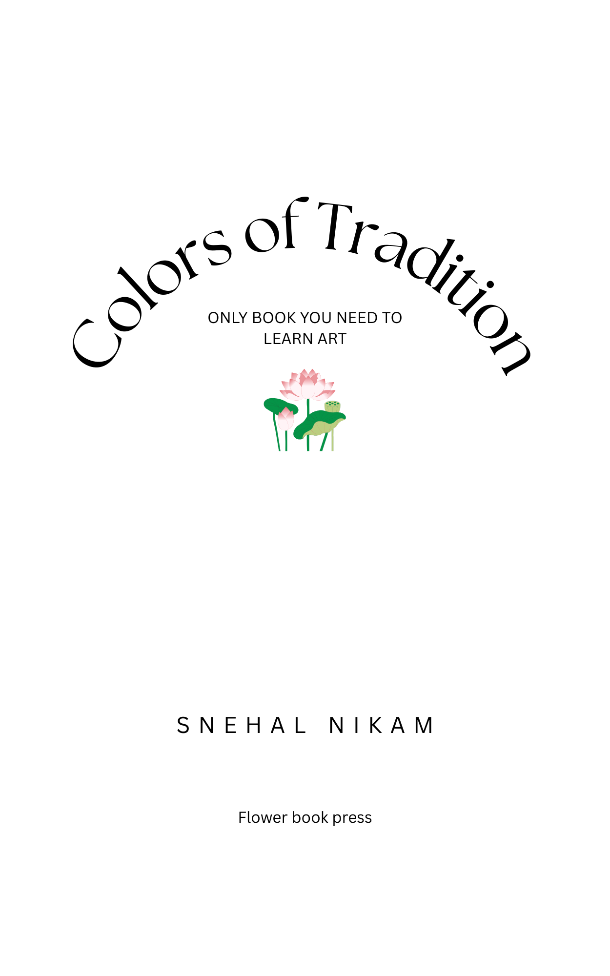 Front Page of my new book - student project