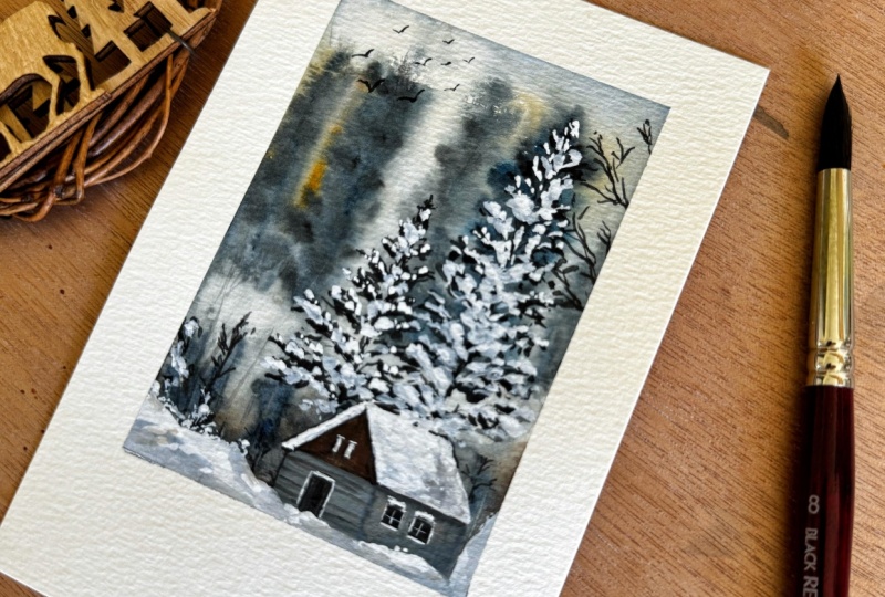 Cozy Winter Landscape