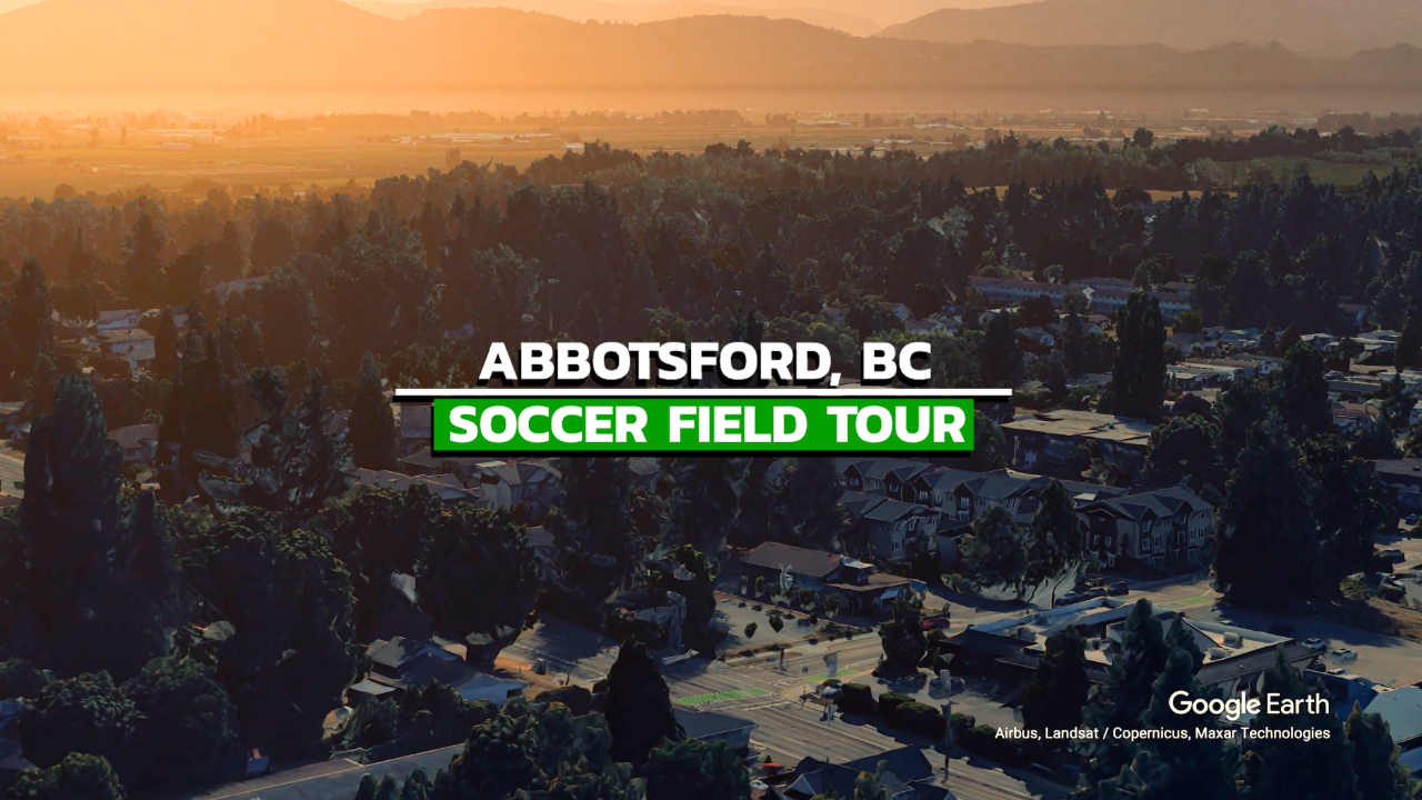 Abbotsford, BC Soccer Field Tour - student project