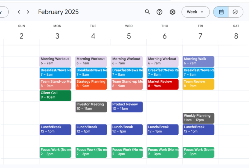 Calendar Management