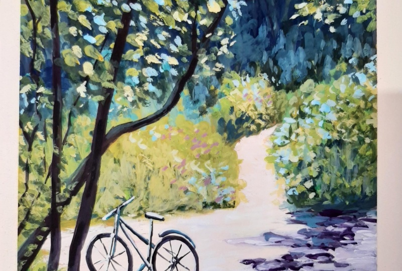 Gouache  verts éclatants