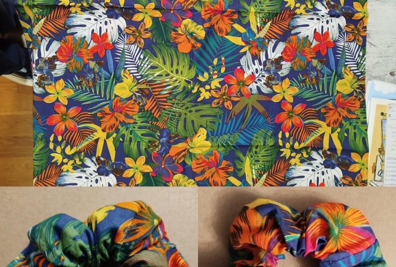 Tropical Scrunchie