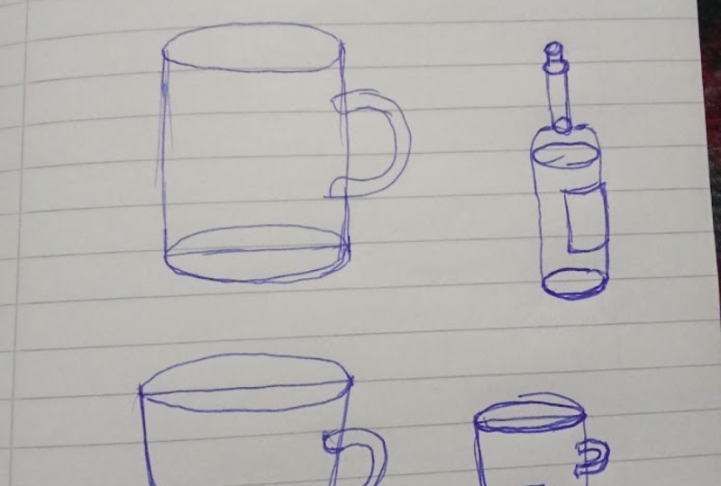 Loose and Free Ball Pen Sketches