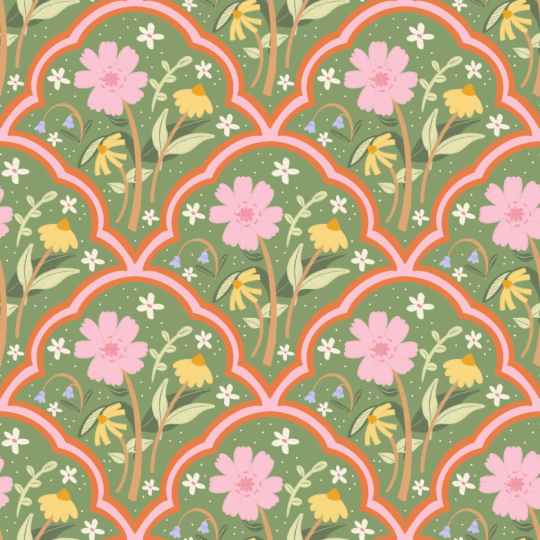 Scallop pattern