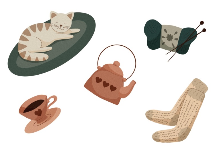 My version of cozy fall sticker pack