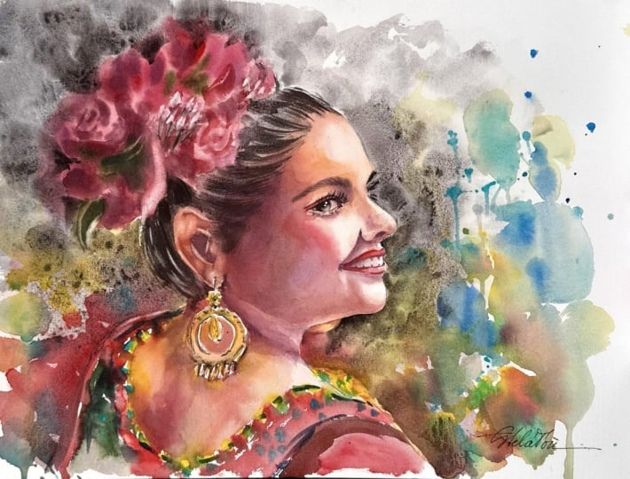 Watercolor Portrait Challenge