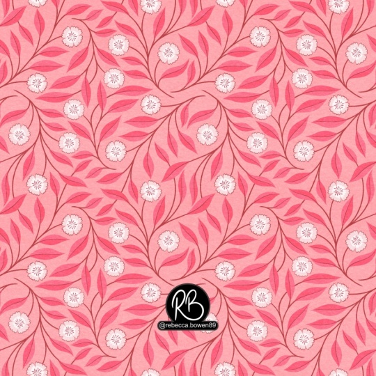 Trailing Floral Pattern - Using a circle shape