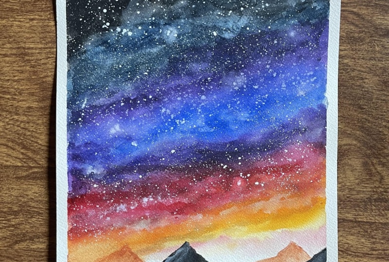 Watercolor Galaxy