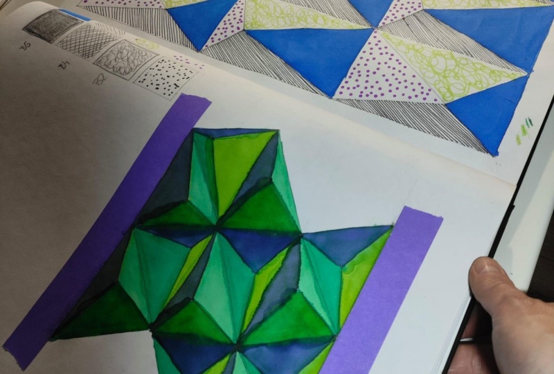 Creative Journey with Triangles: When a Flat Surface Starts to Breathe ...