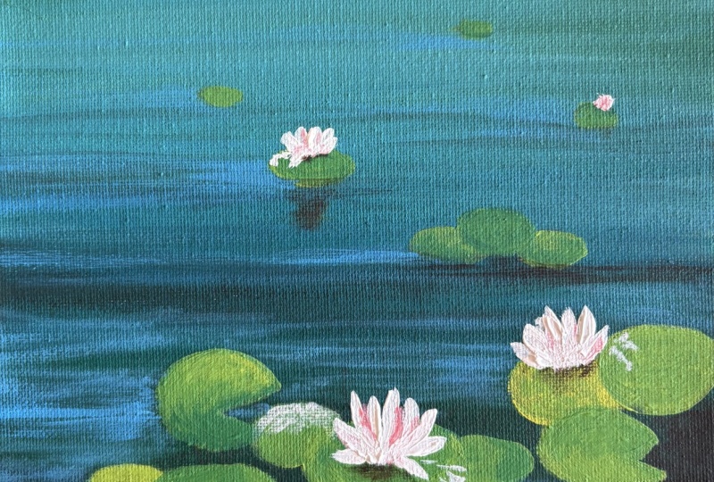 Calmness in the water