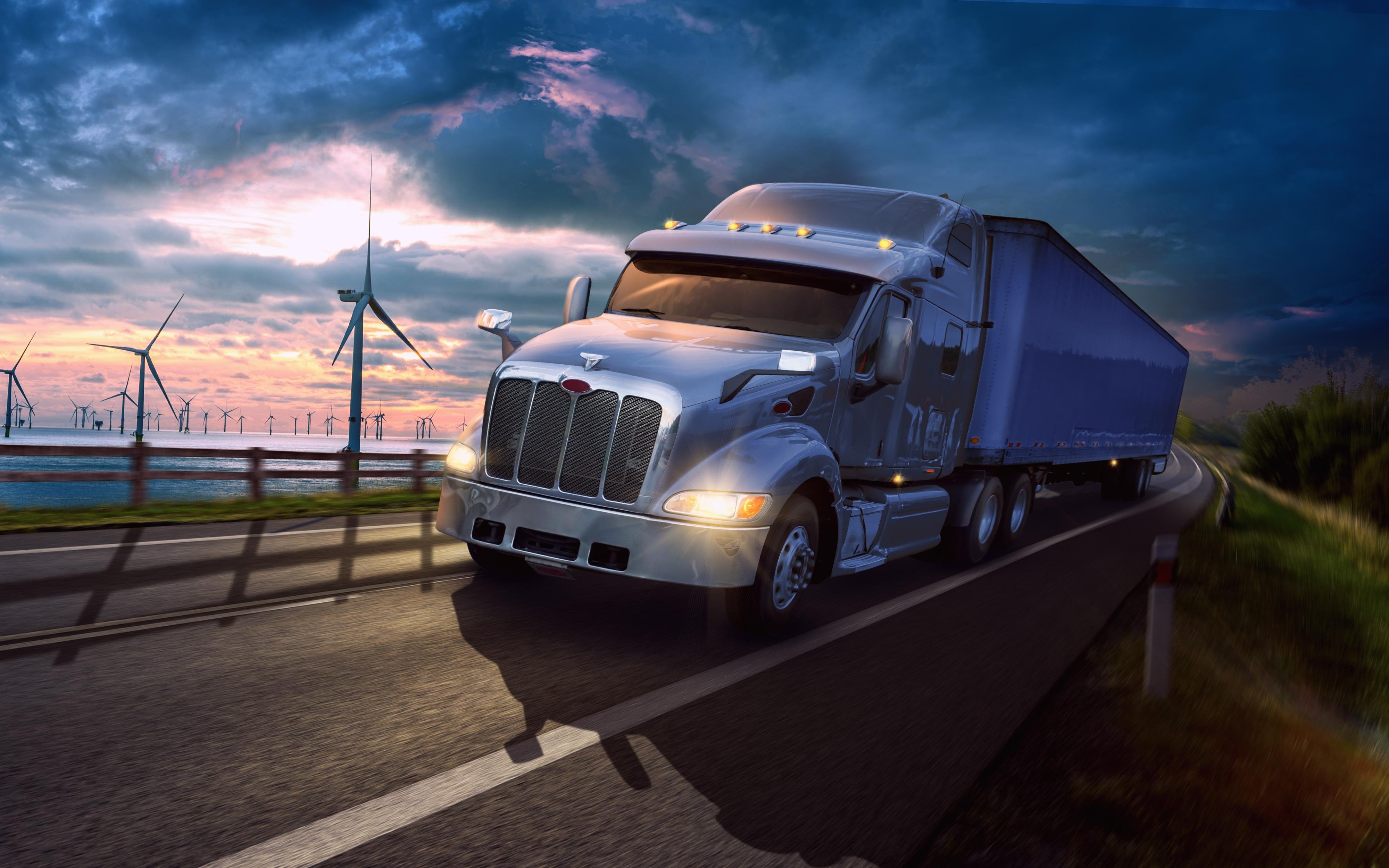 Cinematic Truck Photo Composite (Photoshop Manipulation) - student project