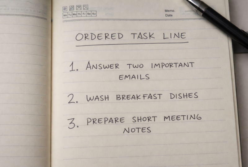 Ordered Task Line
