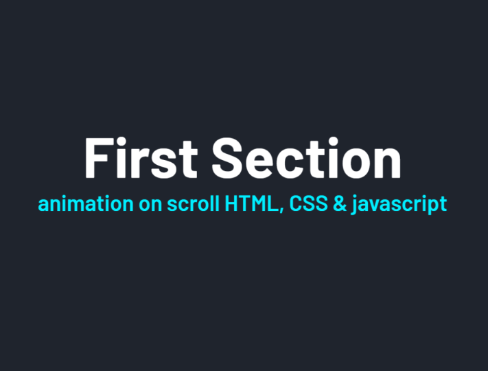 scroll trigger animation