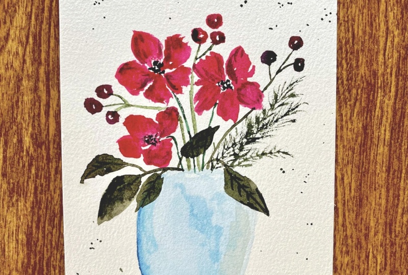 Loose Watercolor Florals