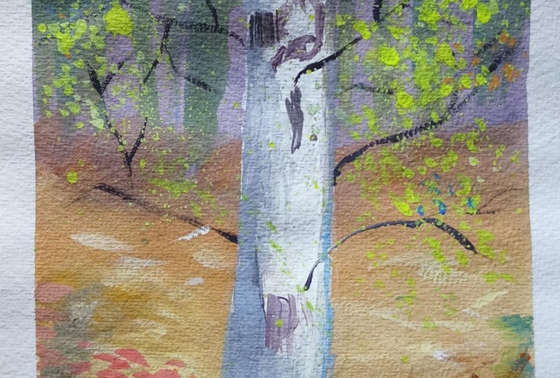 Gouache Landscapes: Episode 2 - Autumn Forests