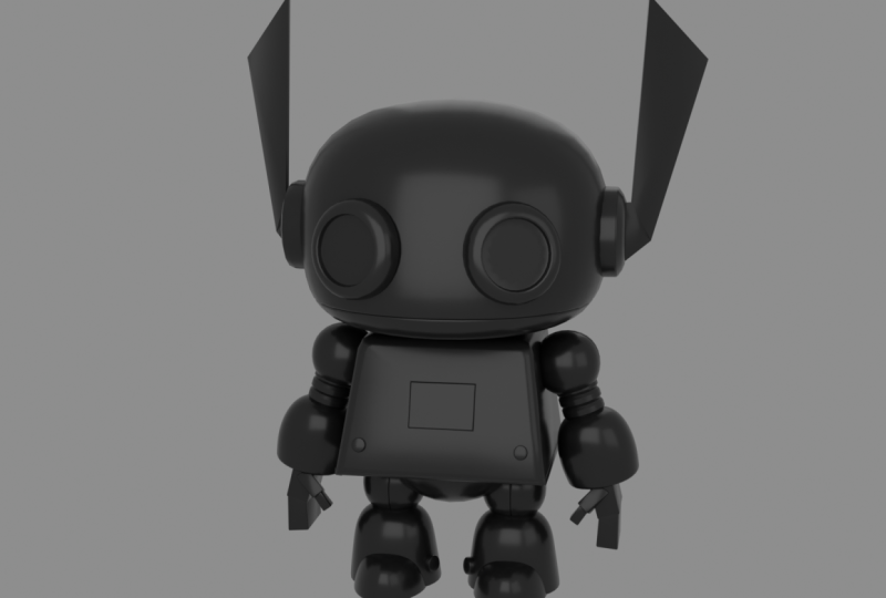 A robot by a beginner